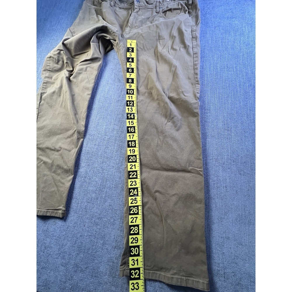 Orvis Pants Men's 40x32 Canvas Chinos Royal Wulff Tan Straight Casual Fishing - Picture 8 of 14